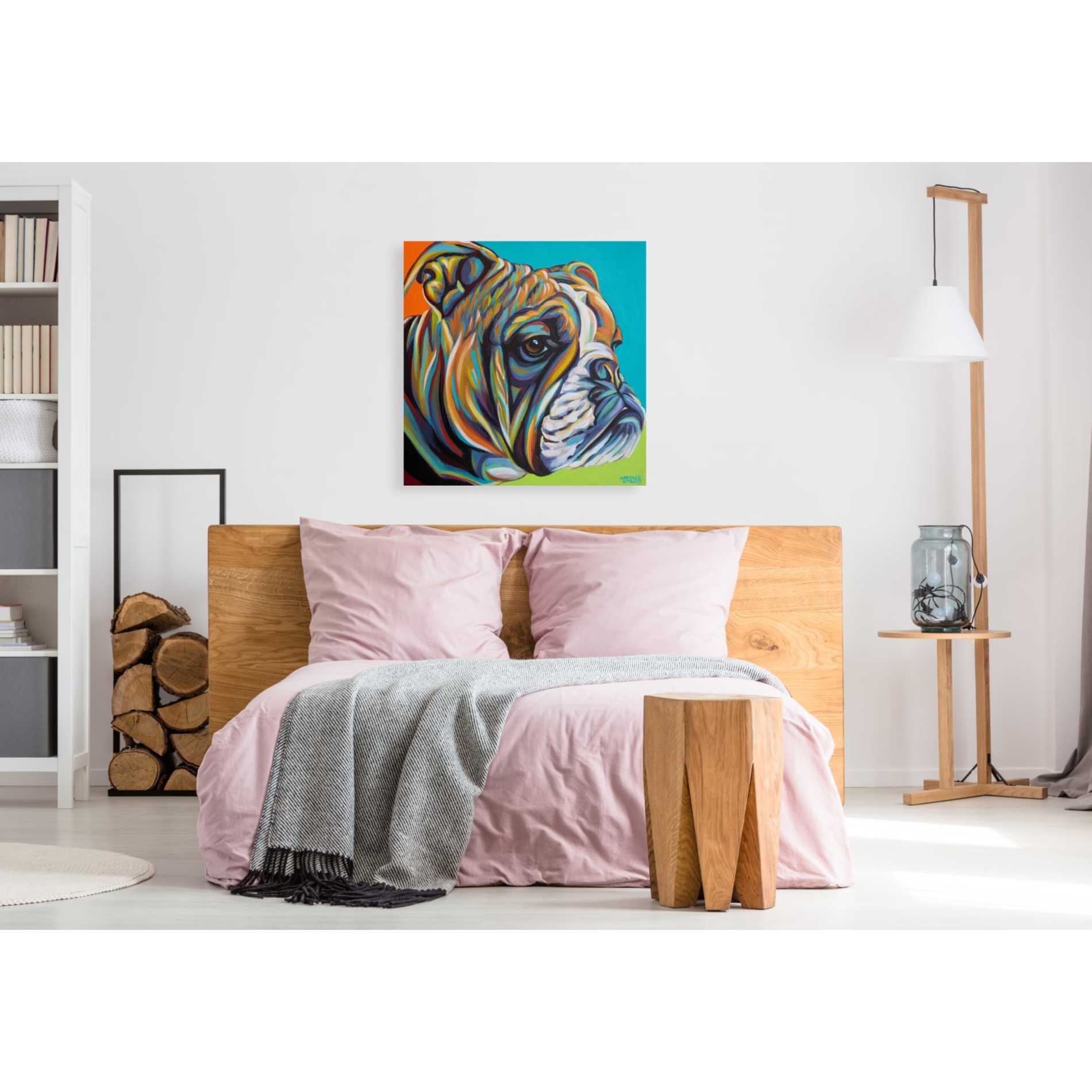 'Dog Friend I' by Carolee Vitaletti, Giclee Canvas Wall Art