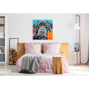 'Dog Friend II' by Carolee Vitaletti, Giclee Canvas Wall Art