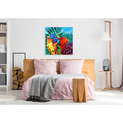 Image of 'Birds in Paradise I' by Carolee Vitaletti, Giclee Canvas Wall Art