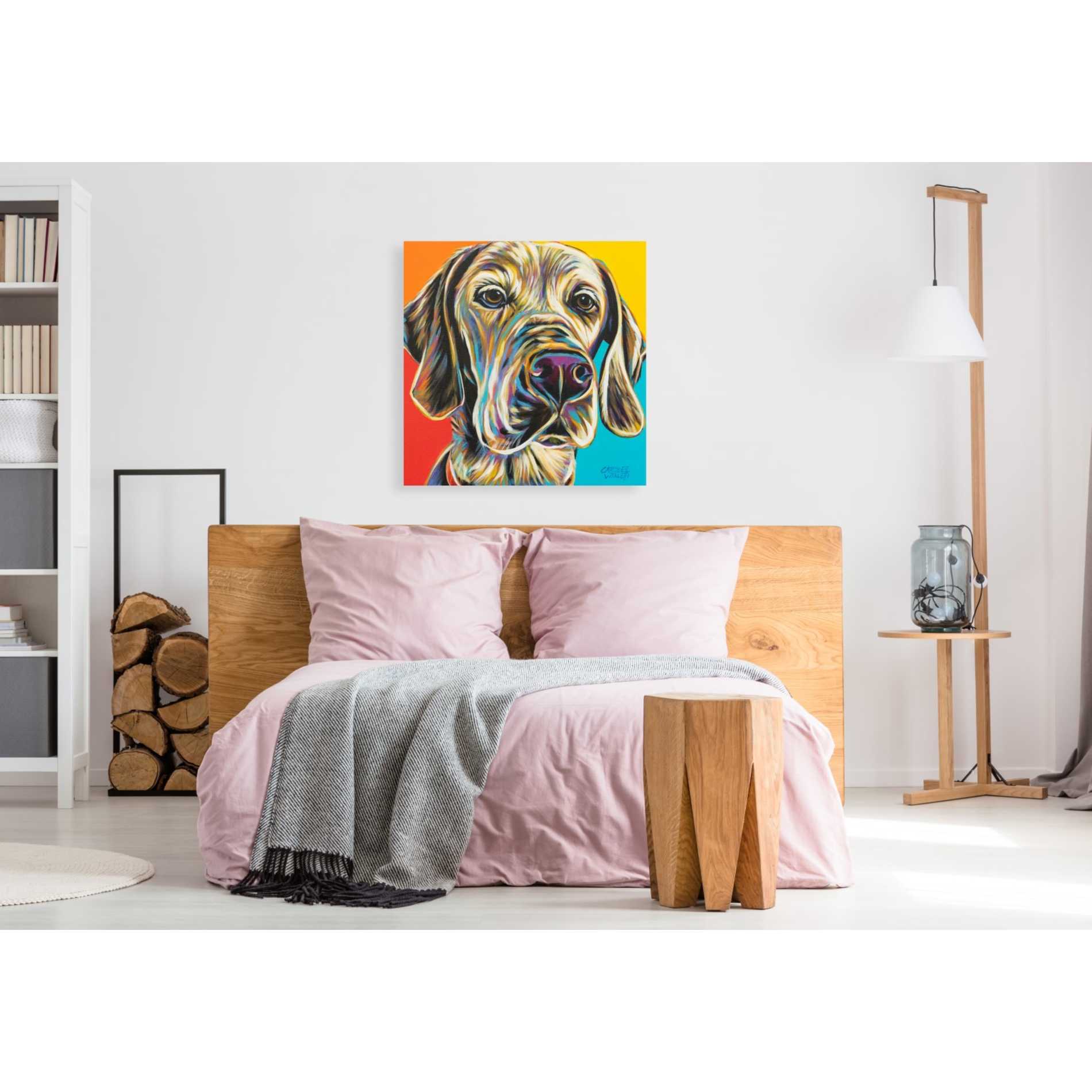 'Canine Buddy II' by Carolee Vitaletti, Giclee Canvas Wall Art