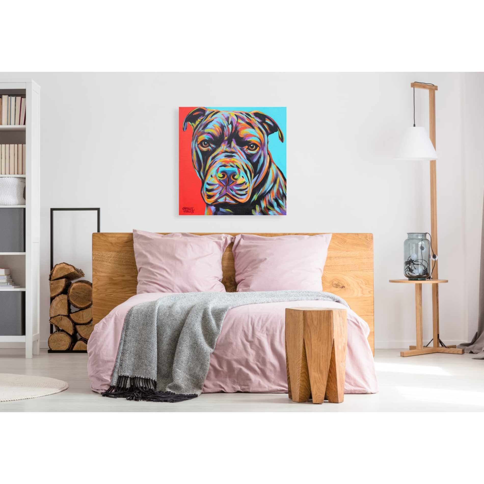 'Canine Buddy III' by Carolee Vitaletti, Giclee Canvas Wall Art