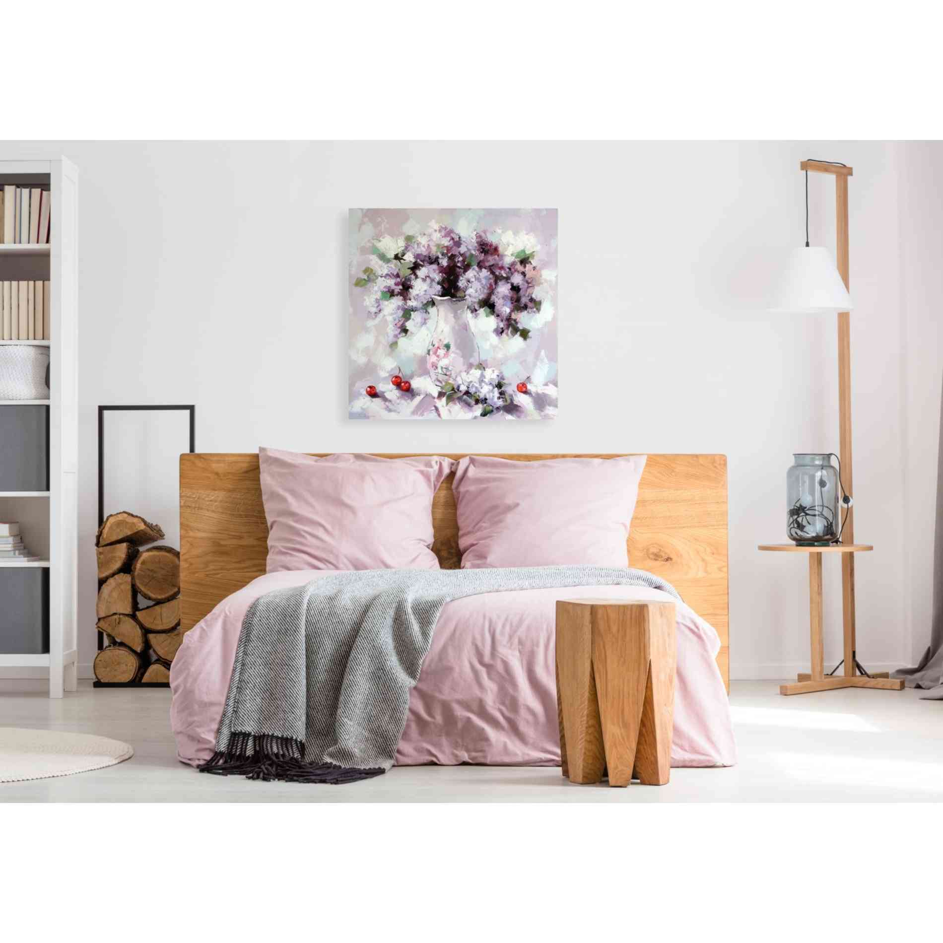 'Lilacs' by Alexander Gunin, Canvas Wall Art,37 x 37