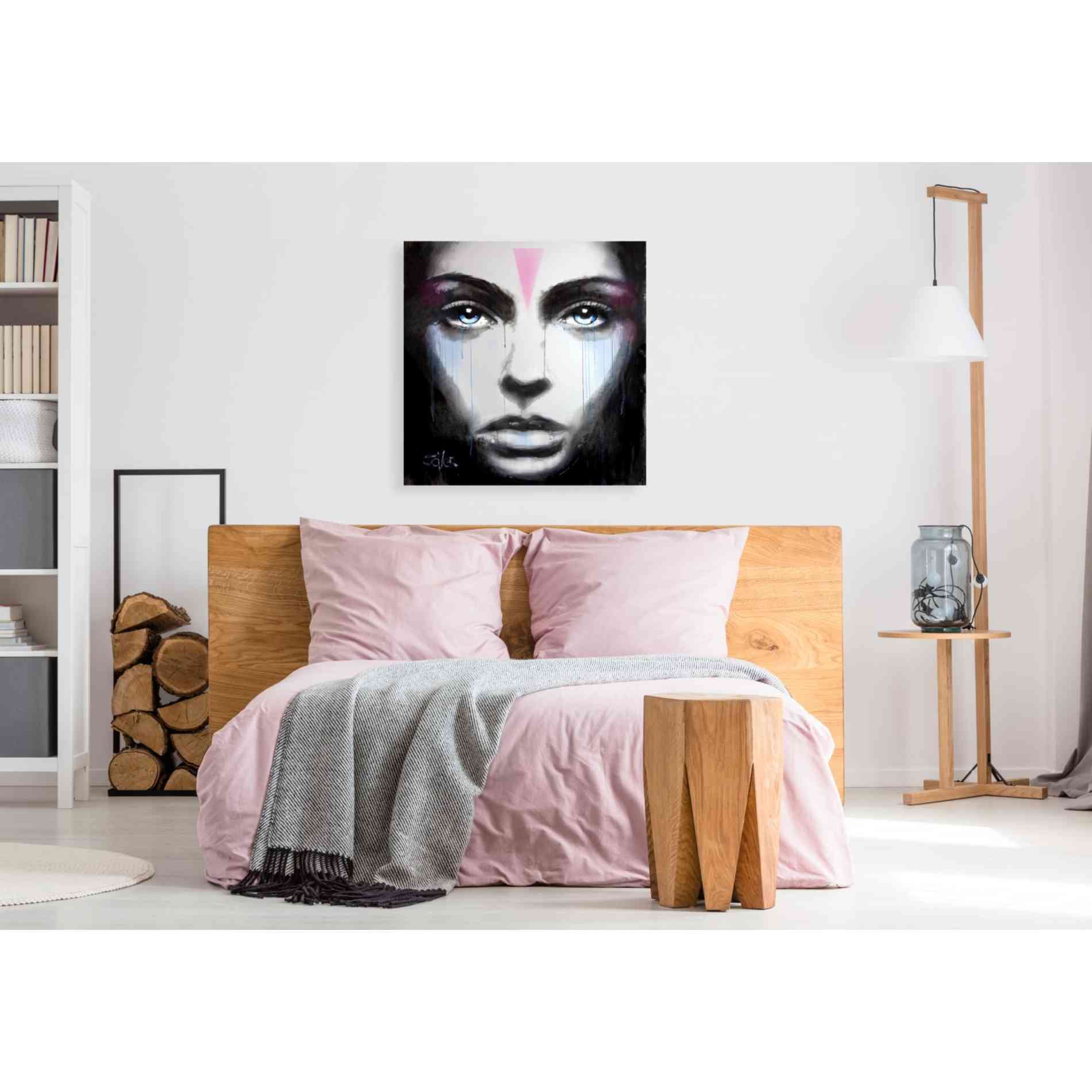 'Modern Primitive' by Loui Jover, Canvas Wall Art,37 x 37