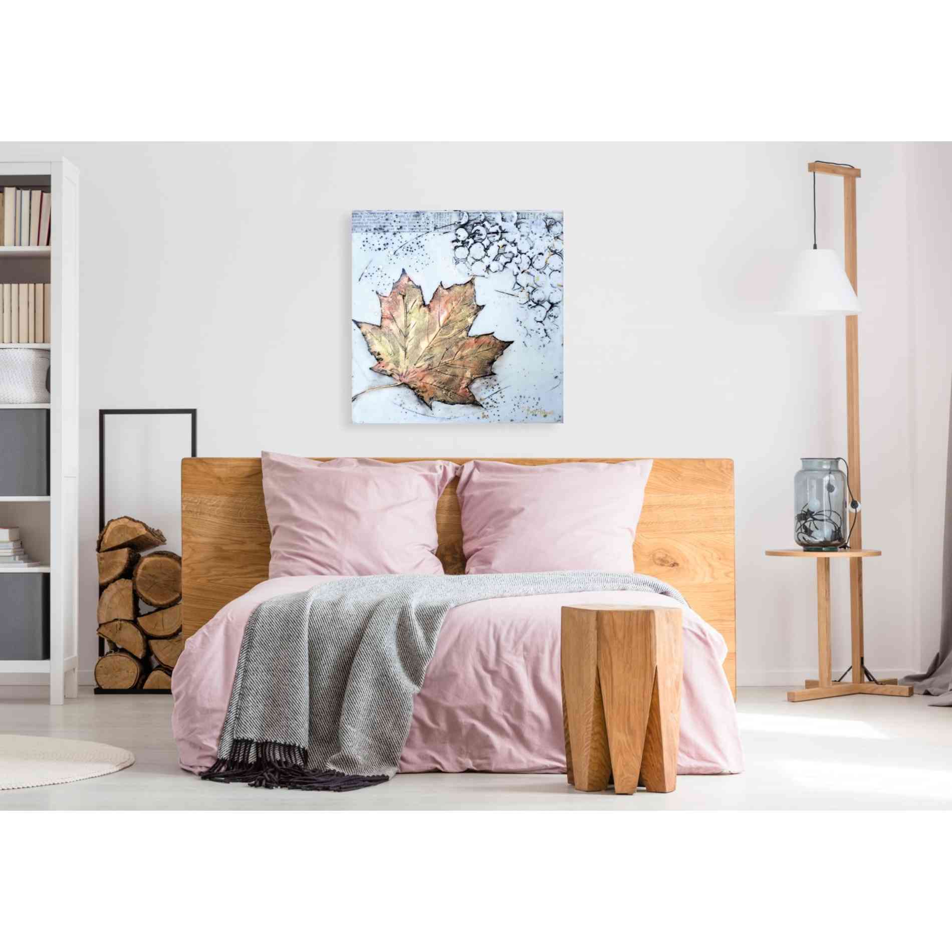 'Channeling Fall 1' by Britt Hallowell, Canvas Wall Art,37 x 37