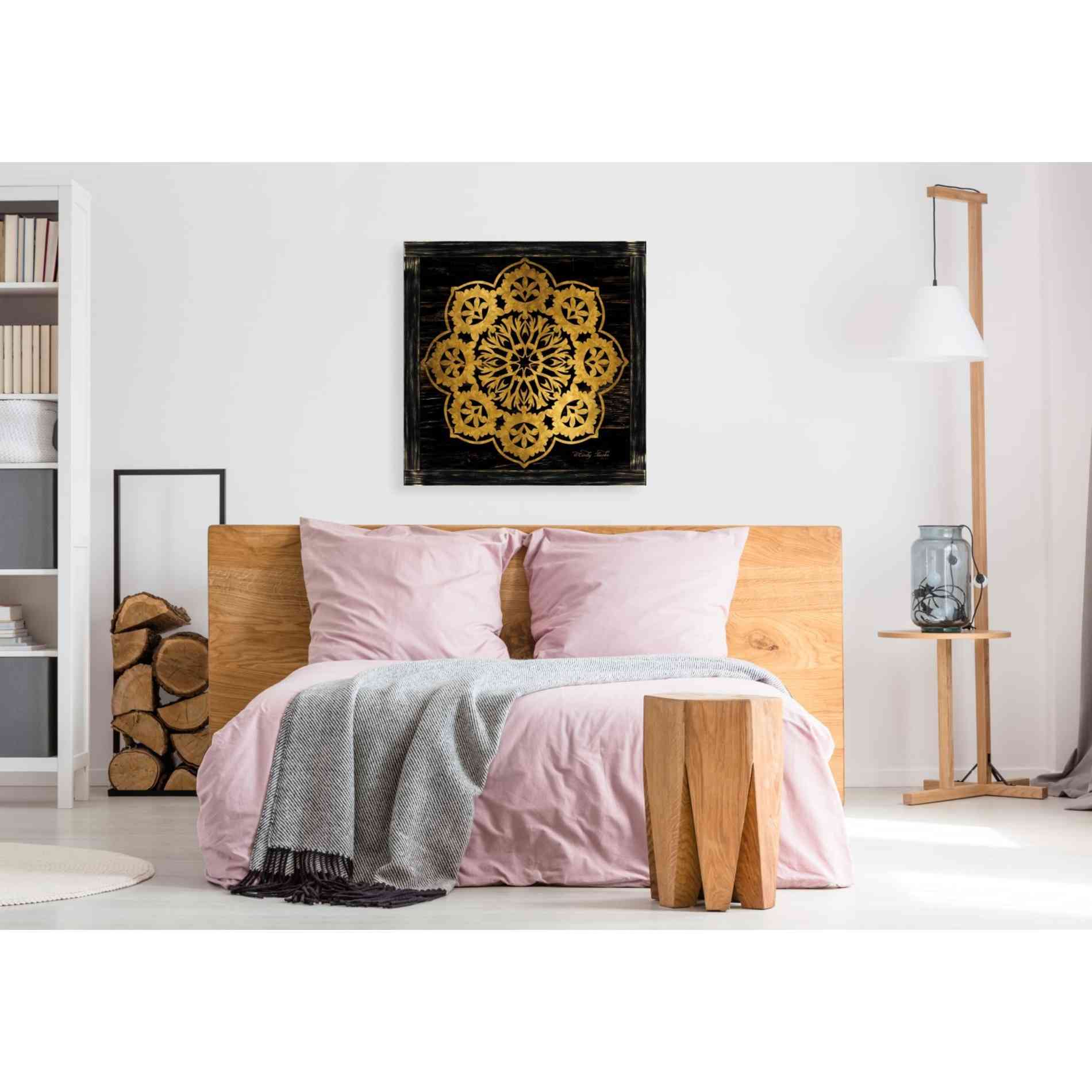 'Gold Mandala I' by Cindy Jacobs, Giclee Canvas Wall Art