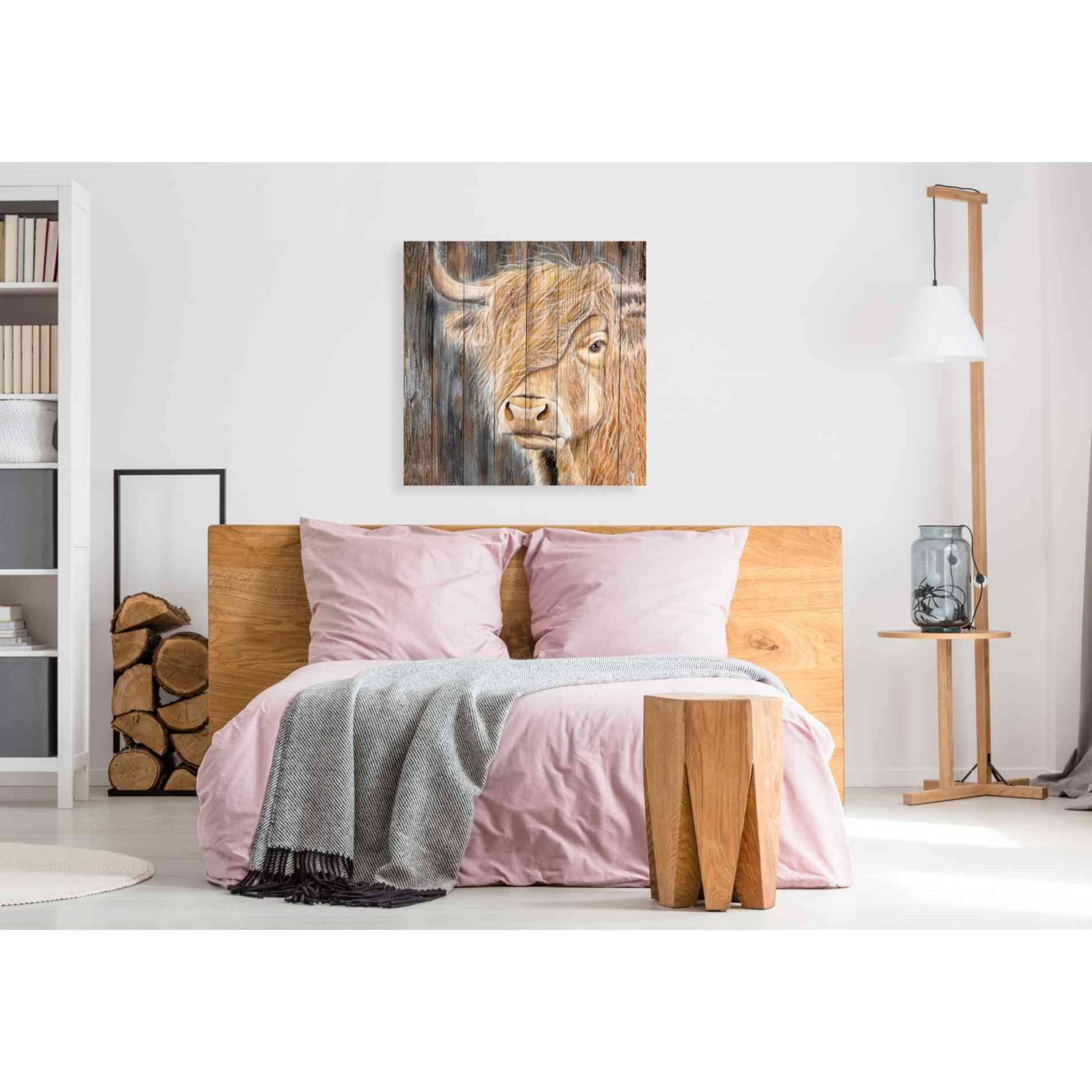 'A Windy Day on the Farm' by Diane Fifer, Giclee Canvas Wall Art