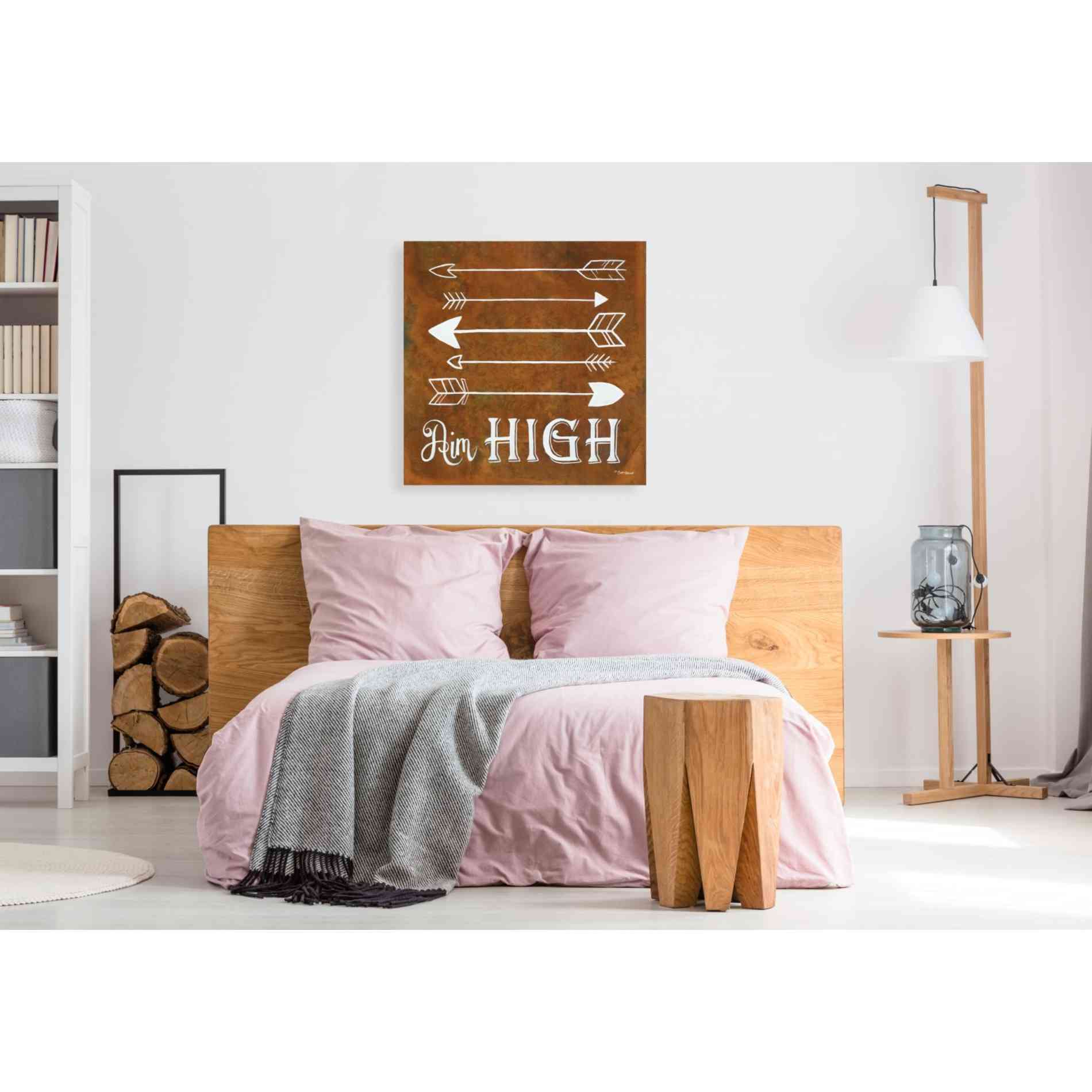 'Aim High' by Britt Hallowell, Canvas Wall Art,37 x 37