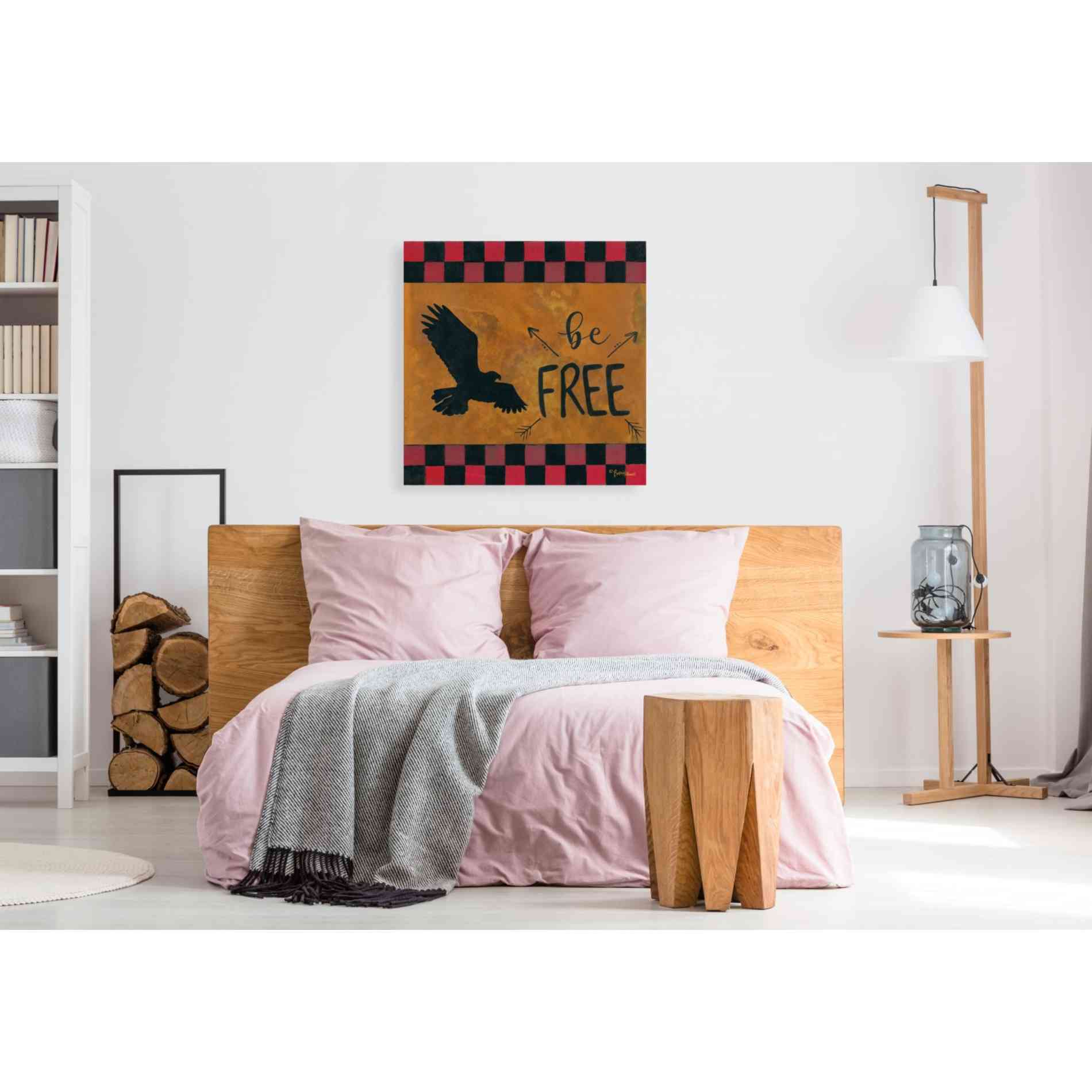 'Be Free' by Britt Hallowell, Canvas Wall Art,37 x 37