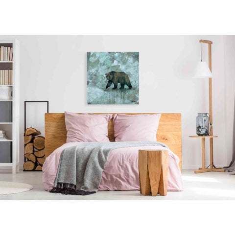 Image of 'Simplicity Bear' by Britt Hallowell, Canvas Wall Art,37 x 37
