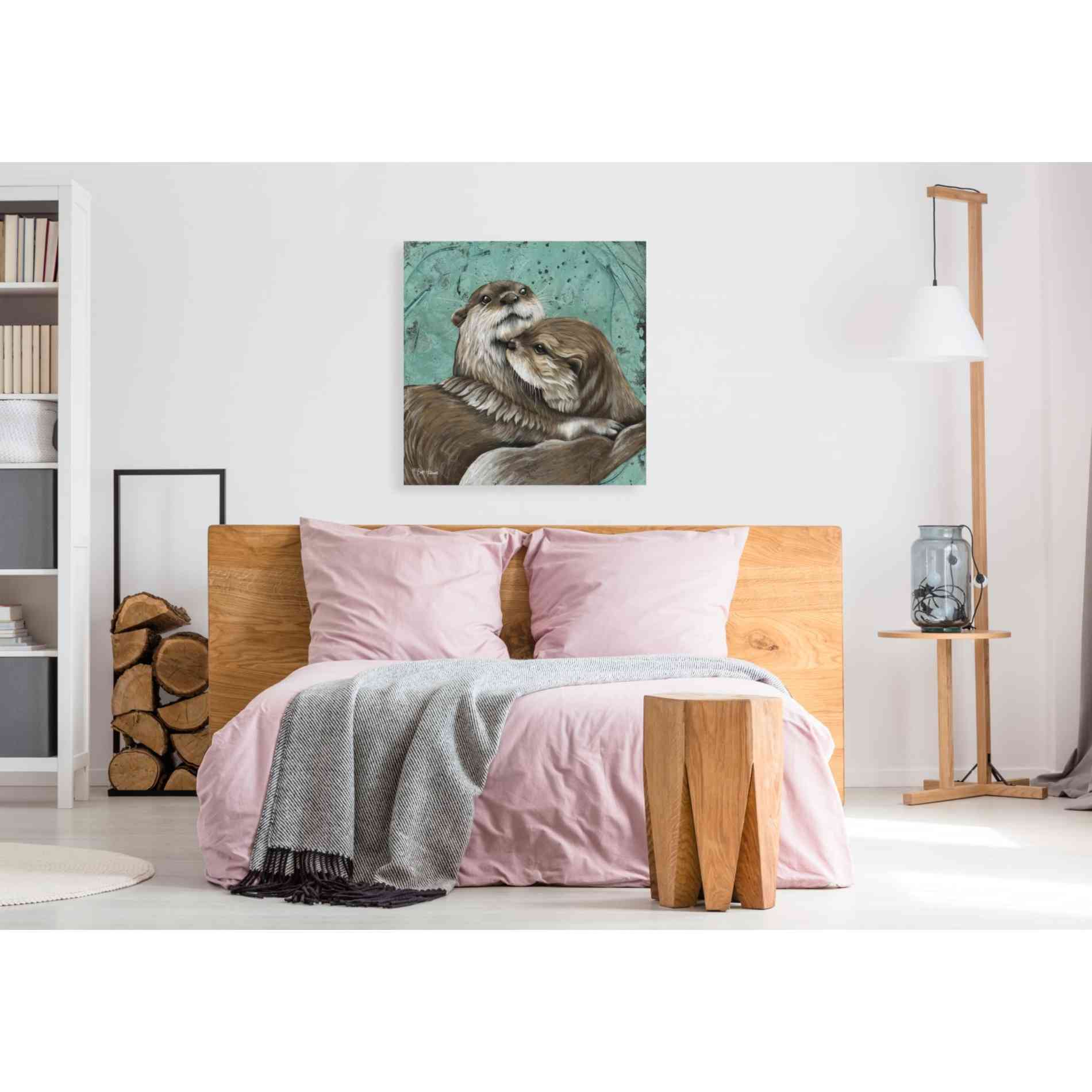 'Mischief and Mayhem' by Britt Hallowell, Canvas Wall Art,37 x 37