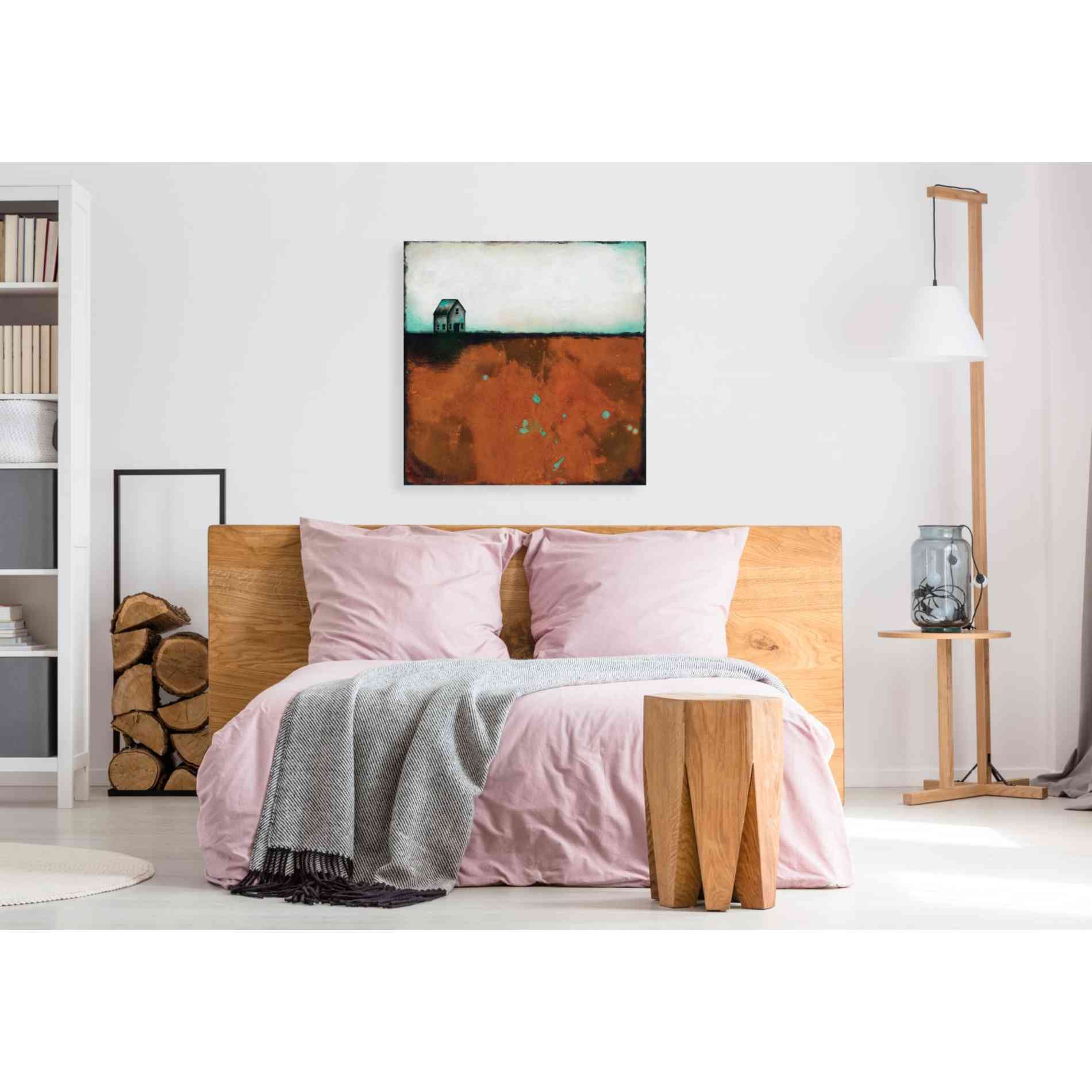 'Country Solace' by Britt Hallowell, Canvas Wall Art,37 x 37