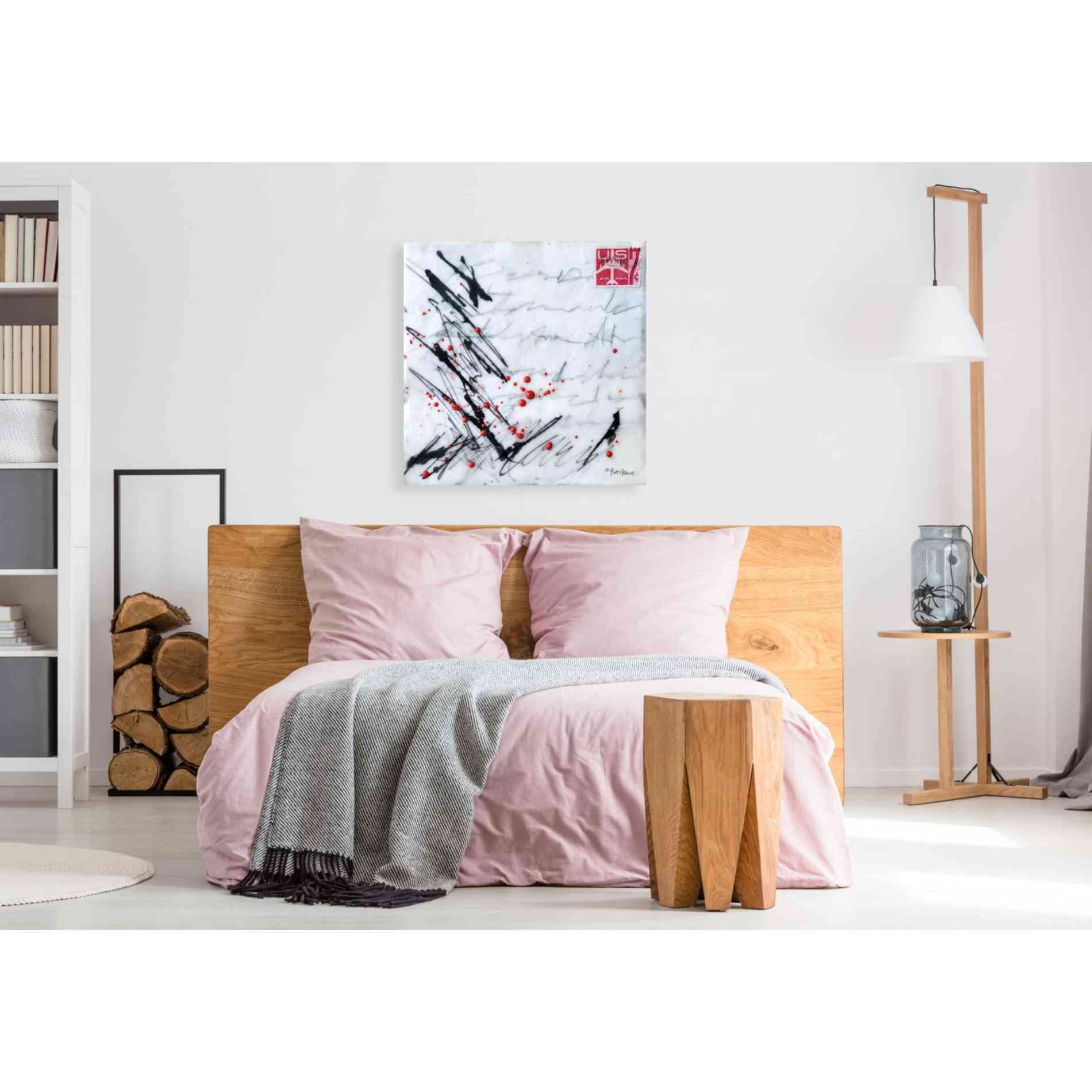 'Letters Home' by Britt Hallowell, Canvas Wall Art,37 x 37