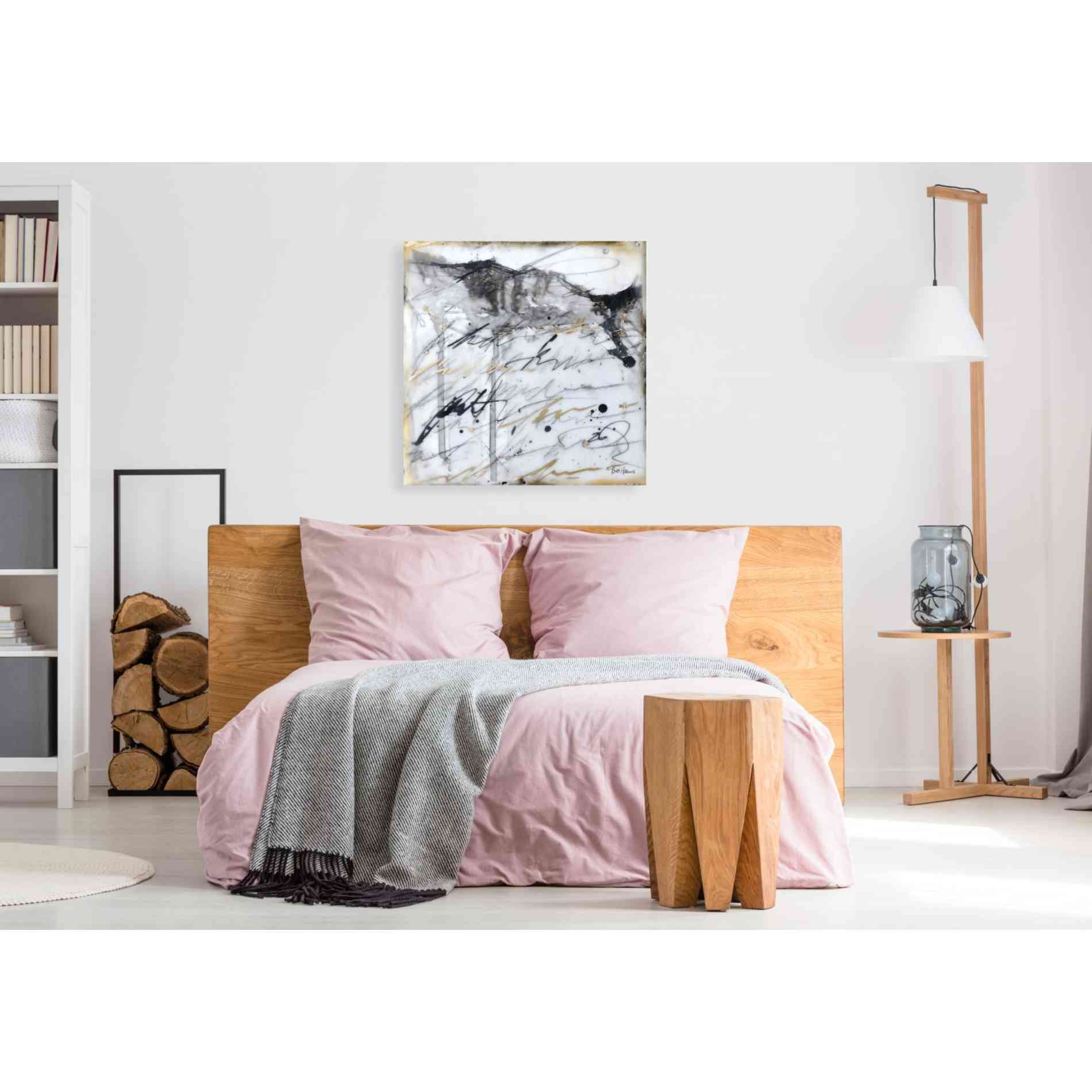 'The World is Calling' by Britt Hallowell, Canvas Wall Art,37 x 37