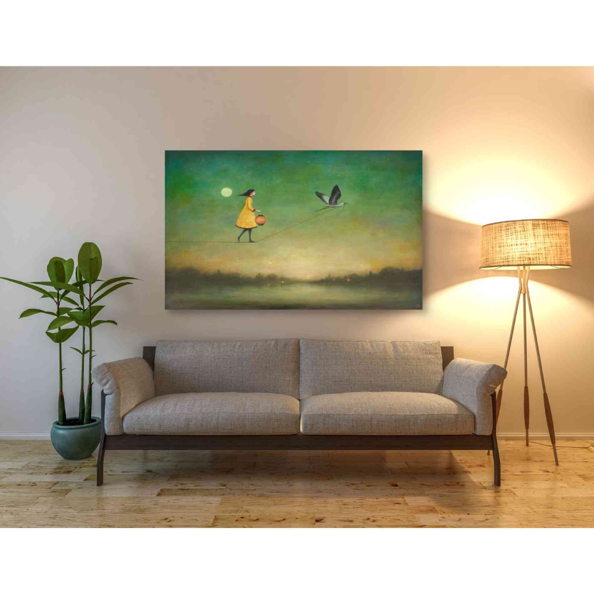 'Blue Moon Expedition' by Duy Huynh, Giclee Canvas Wall Art
