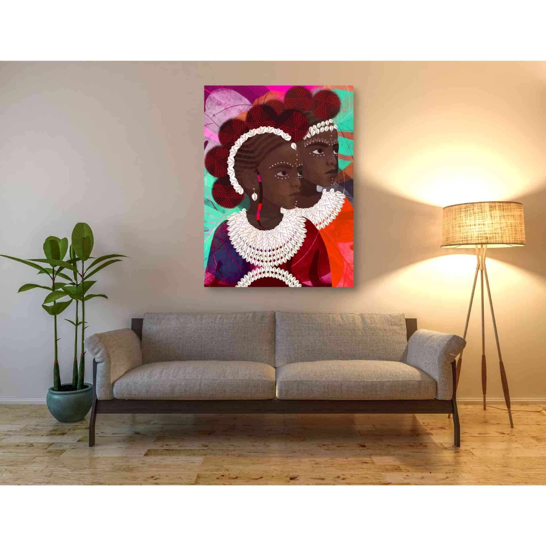 'Gemini' by Erin K Robinson, Giclee Canvas Wall Art