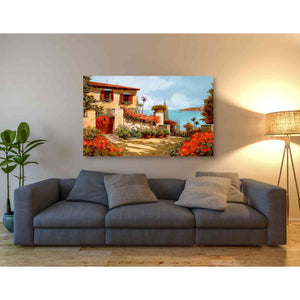 'Il Giardino Rosso' by Guido Borelli, Giclee Canvas Wall Art