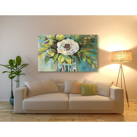 Image of "Aqua Solo" by Jeanette Vertentes, Giclee Canvas Wall Art