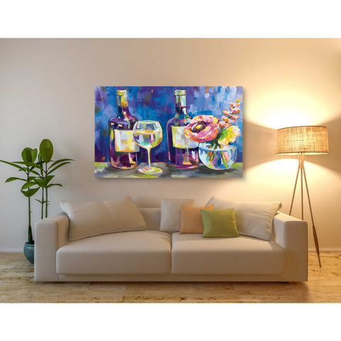 Image of "Floral Party" by Jeanette Vertentes, Giclee Canvas Wall Art