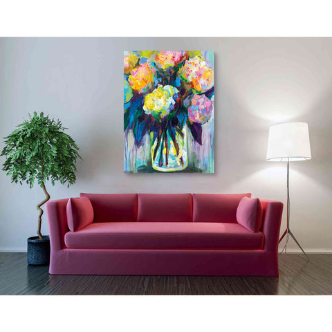 Image of "Full of Hydrangeas" by Jeanette Vertentes, Canvas Wall Art,40 x 54