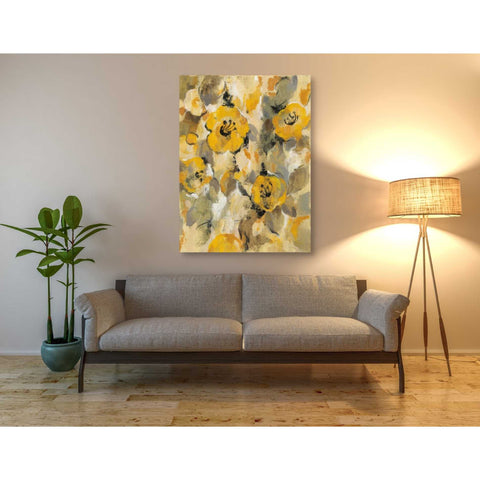 Image of "Yellow Floral I" by Silvia Vassileva, Canvas Wall Art,40 x 54