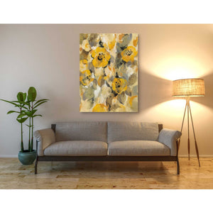 "Yellow Floral I" by Silvia Vassileva, Canvas Wall Art,40 x 54