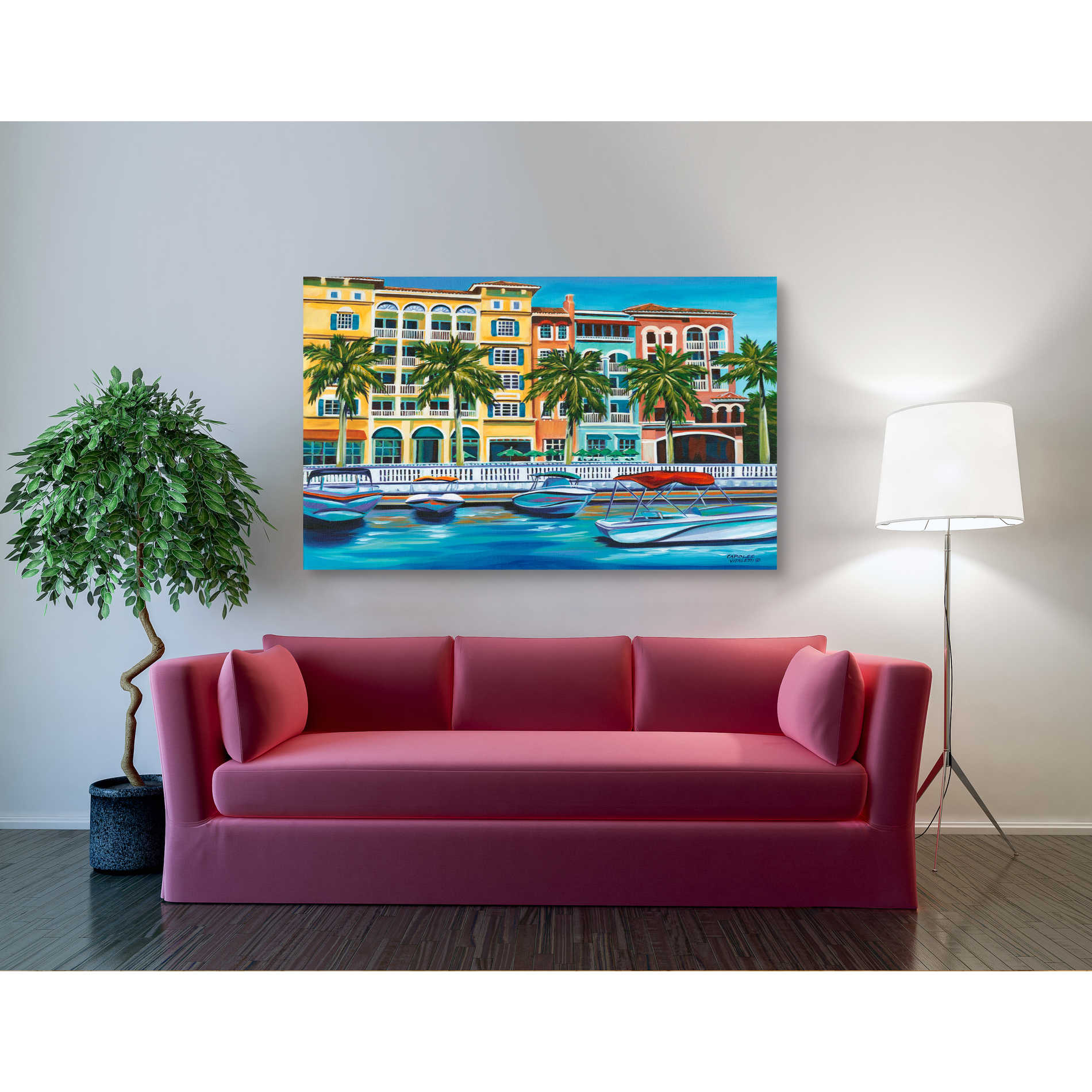 'Tropical Rendezvous I' by Carolee Vitaletti, Giclee Canvas Wall Art