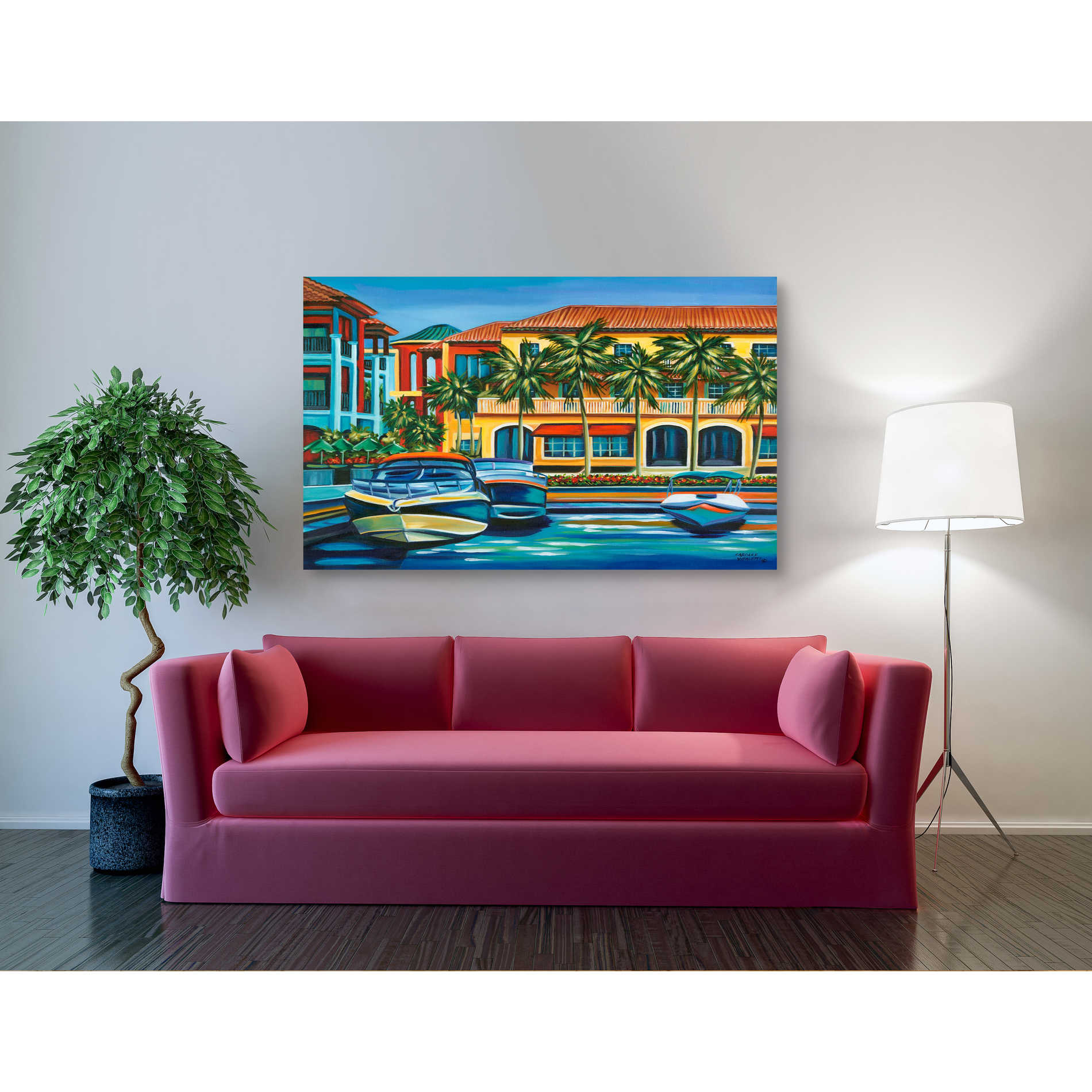 'Tropical Rendezvous II' by Carolee Vitaletti, Giclee Canvas Wall Art