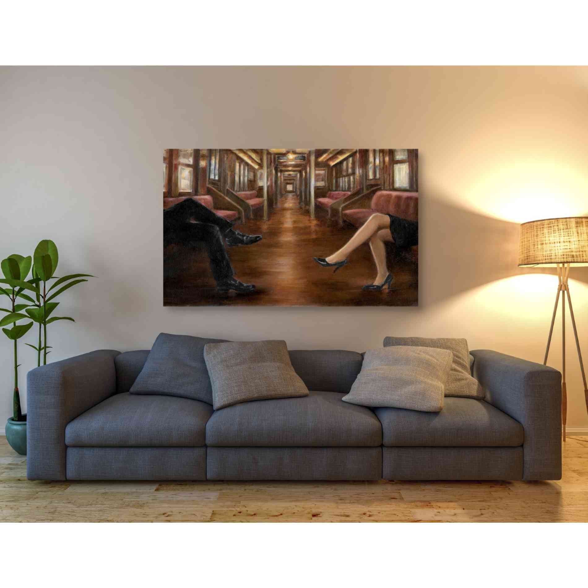 'Last Stop' by Ethan Harper Canvas Wall Art,54 x 40