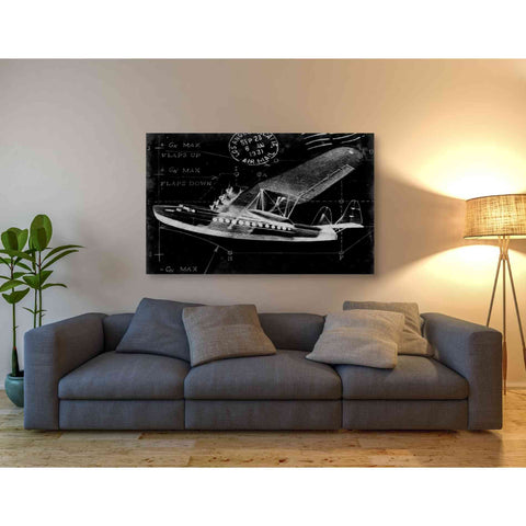 Image of 'Flight Schematic III' by Ethan Harper Canvas Wall Art,54 x 40