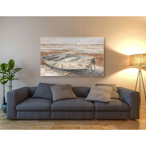 Image of 'Weathered Rowboat I' by Ethan Harper Canvas Wall Art,54 x 40