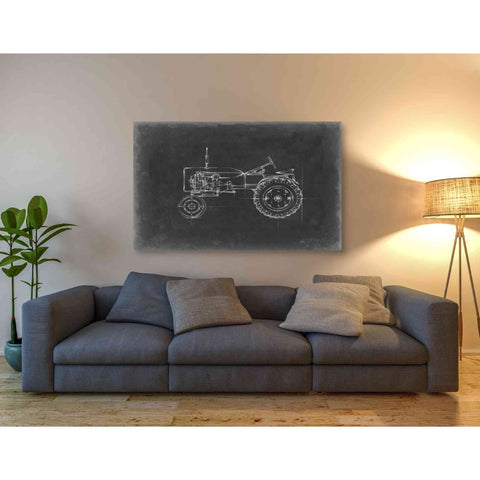 Image of 'Tractor Blueprint III' by Ethan Harper Canvas Wall Art,54 x 40