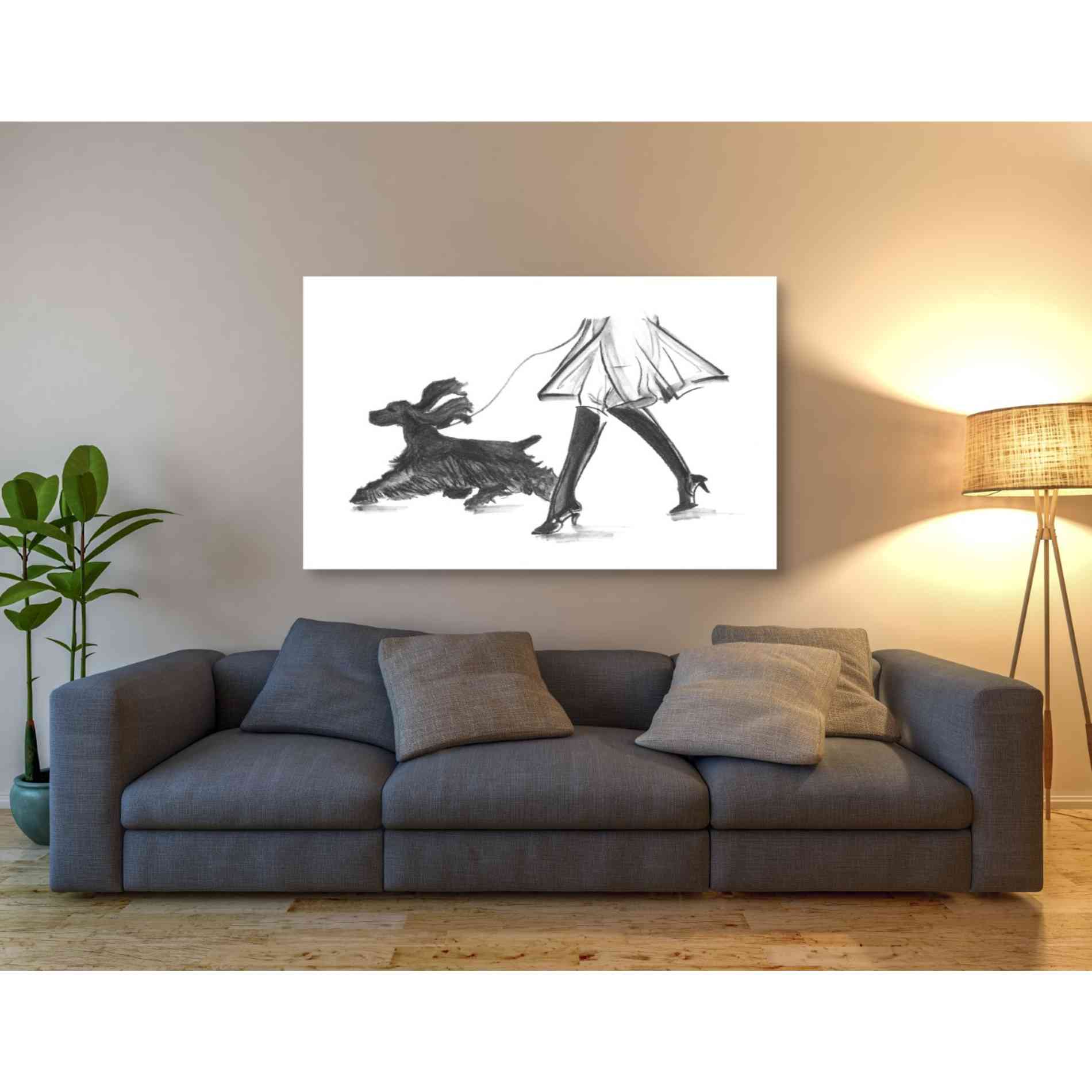 'Perfect Companion I' by Ethan Harper Canvas Wall Art,54 x 40