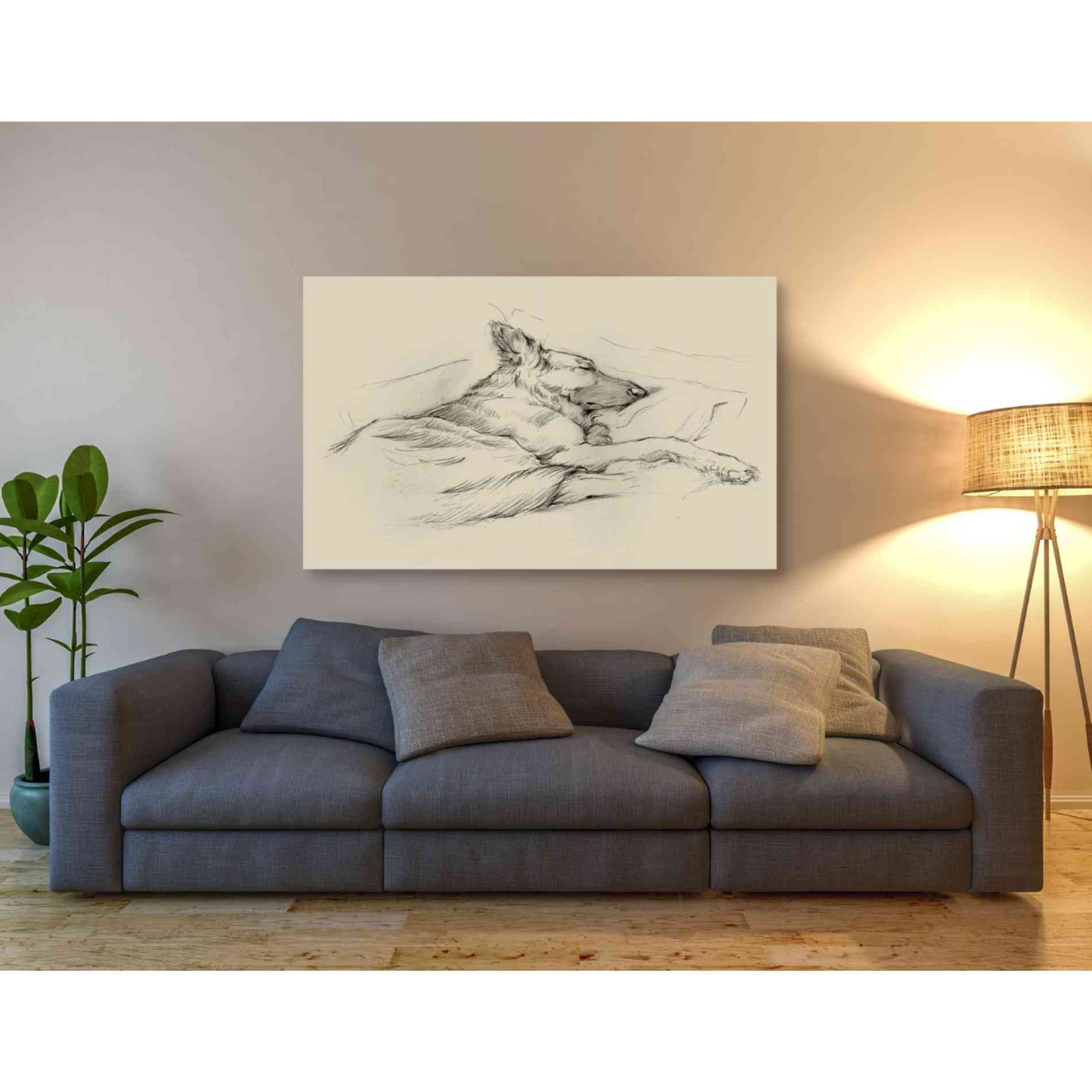 'Dog Days IV' by Ethan Harper Canvas Wall Art,54 x 40