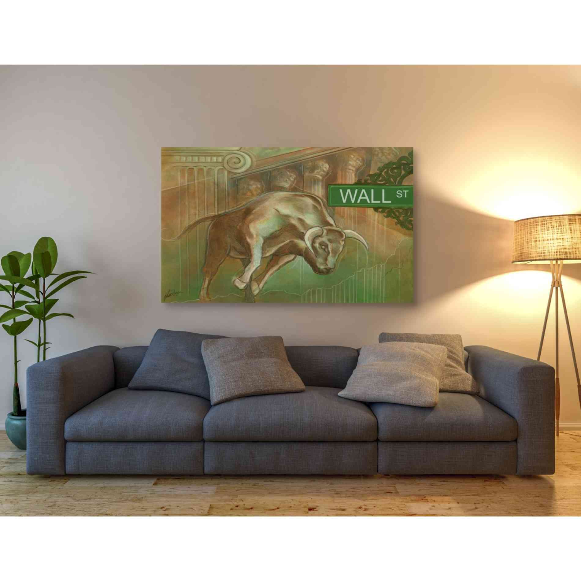 'Bull Market' by Ethan Harper Canvas Wall Art,54 x 40