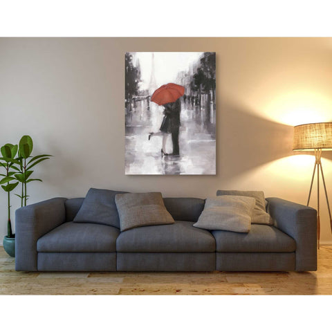 Image of 'Caught in the Rain' by Ethan Harper Canvas Wall Art,40 x 54