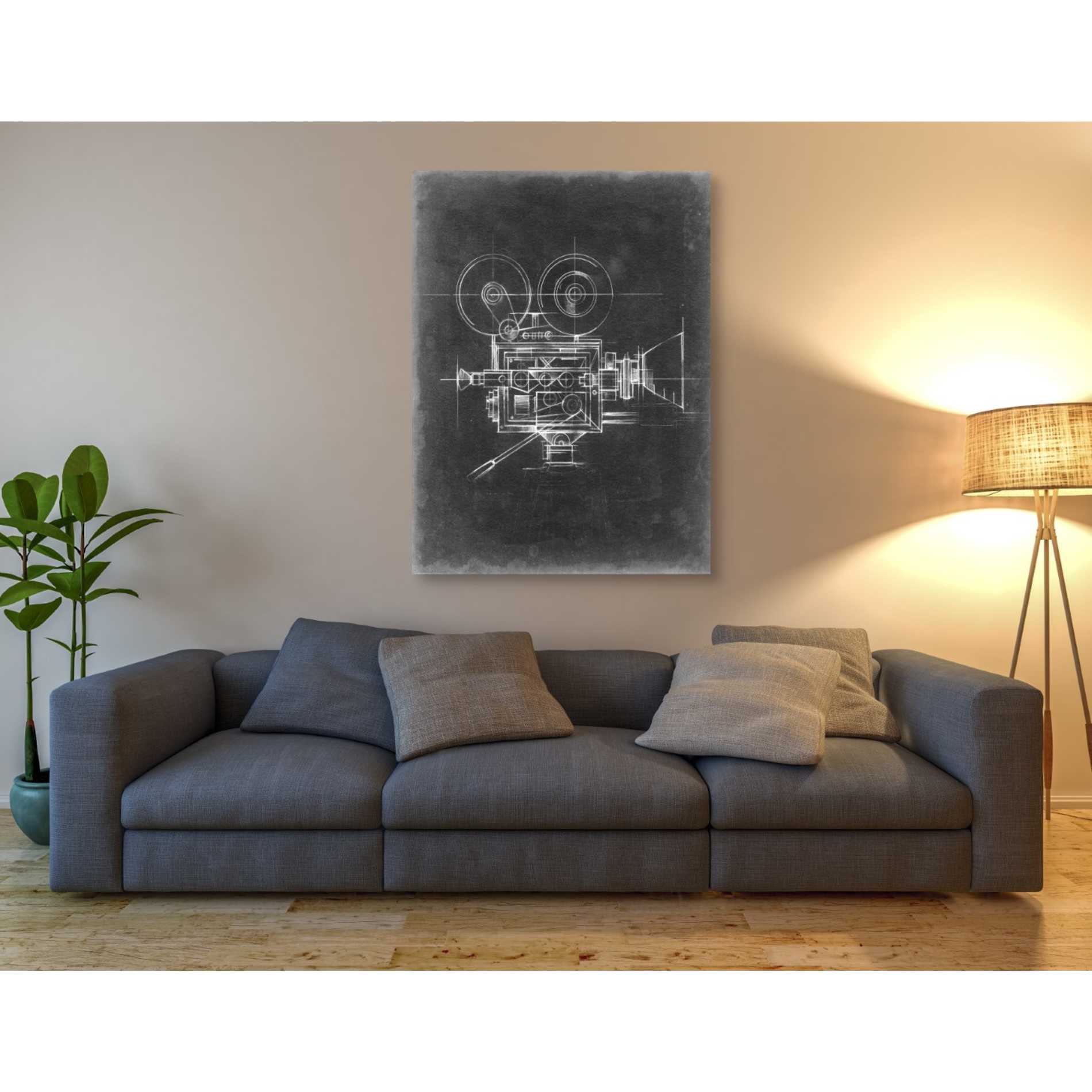 'Camera Blueprints II' by Ethan Harper Canvas Wall Art,40 x 54