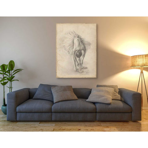 Image of 'Antique Ballerina Study I' by Ethan Harper Canvas Wall Art,40 x 54