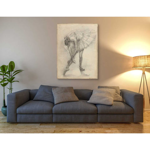 Image of 'Antique Ballerina Study II' by Ethan Harper Canvas Wall Art,40 x 54