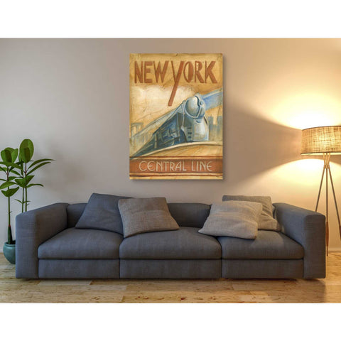 Image of 'New York Central Line' by Ethan Harper Canvas Wall Art,40 x 54