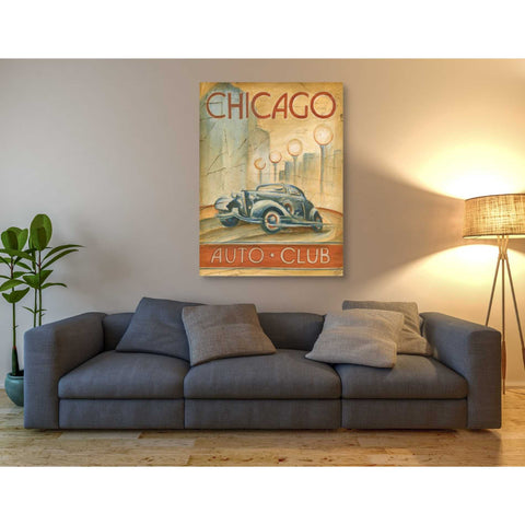 Image of 'Chicago Auto Club' by Ethan Harper Canvas Wall Art,40 x 54