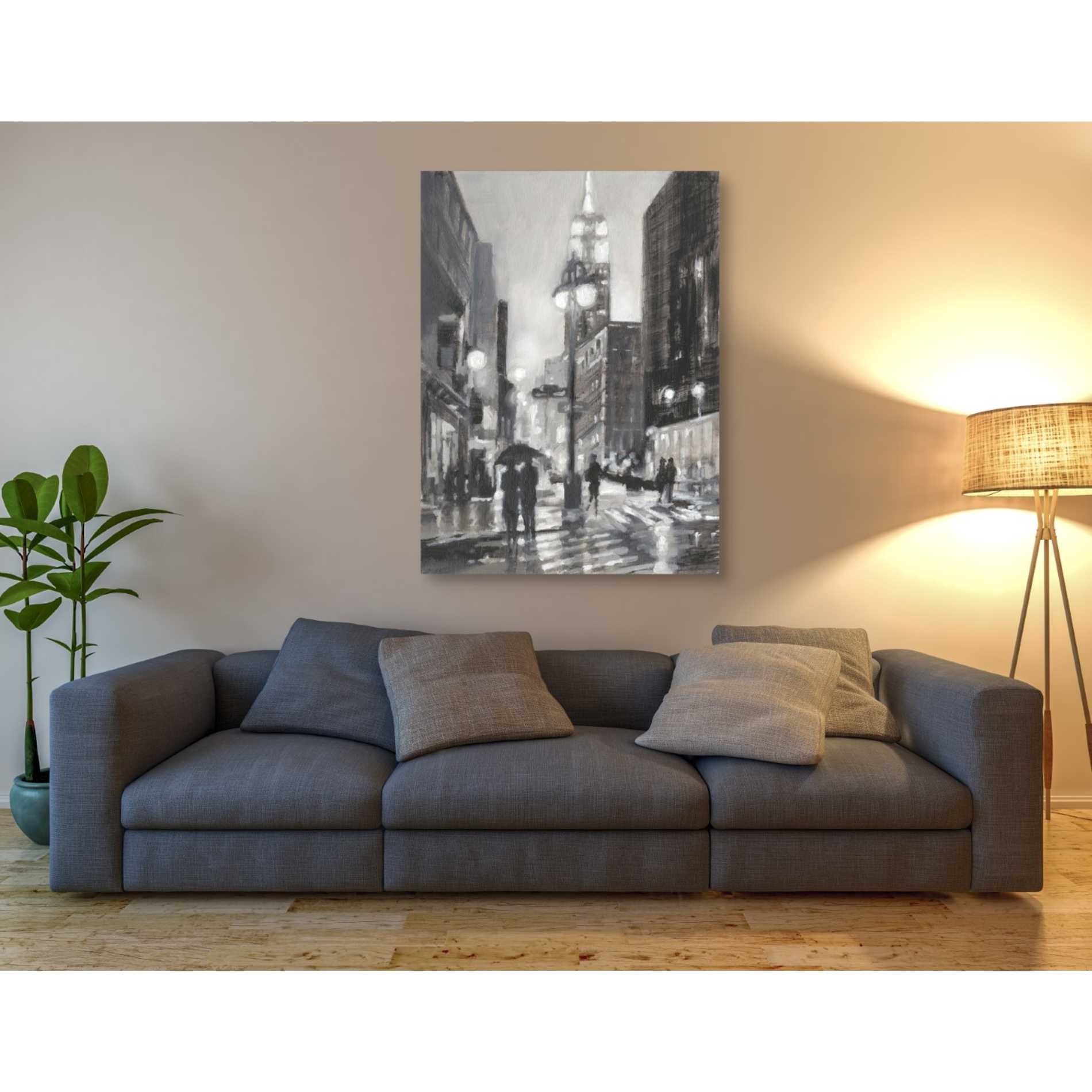 'Illuminated Streets I' by Ethan Harper Canvas Wall Art,40 x 54