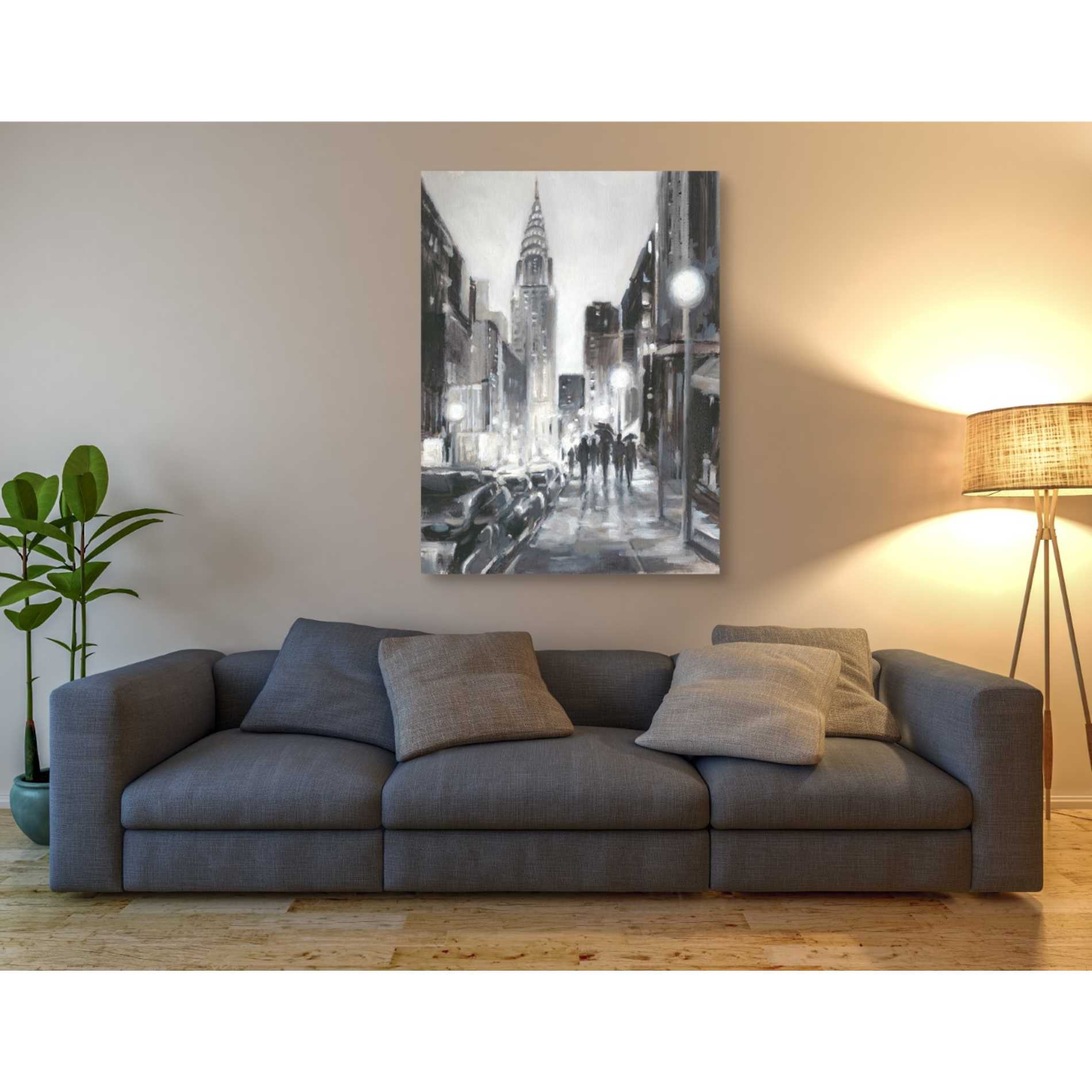 'Illuminated Streets II' by Ethan Harper Canvas Wall Art,40 x 54