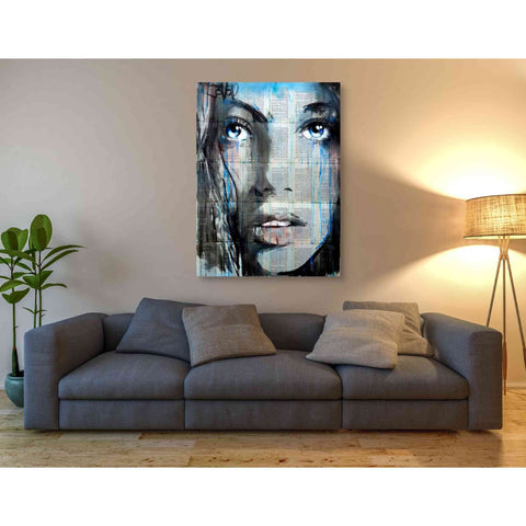 Image of 'Blue Sway' by Loui Jover, Canvas Wall Art,40 x 54