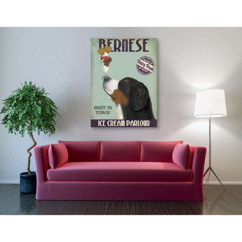 Image of 'Bernese Ice Cream,' by Fab Funky, Giclee Canvas Wall Art