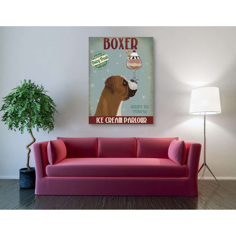 Image of 'Boxer Ice Cream,' by Fab Funky, Giclee Canvas Wall Art