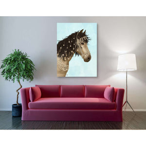 'Horse Buckskin with Jewelled Bridle' by Fab Funky, Giclee Canvas Wall Art