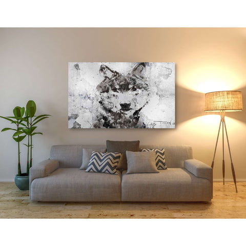 Image of 'Rustic Wolf Portrait 3' by Irena Orlov, Canvas Wall Art,54 x 40