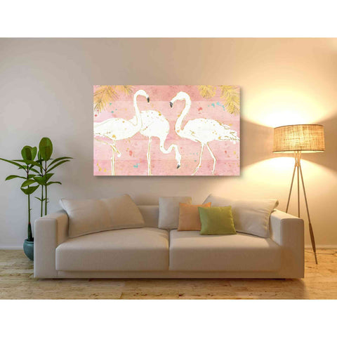 Image of 'Flamingo Fever IV' by Anne Tavoletti, Canvas Wall Art,54 x 40