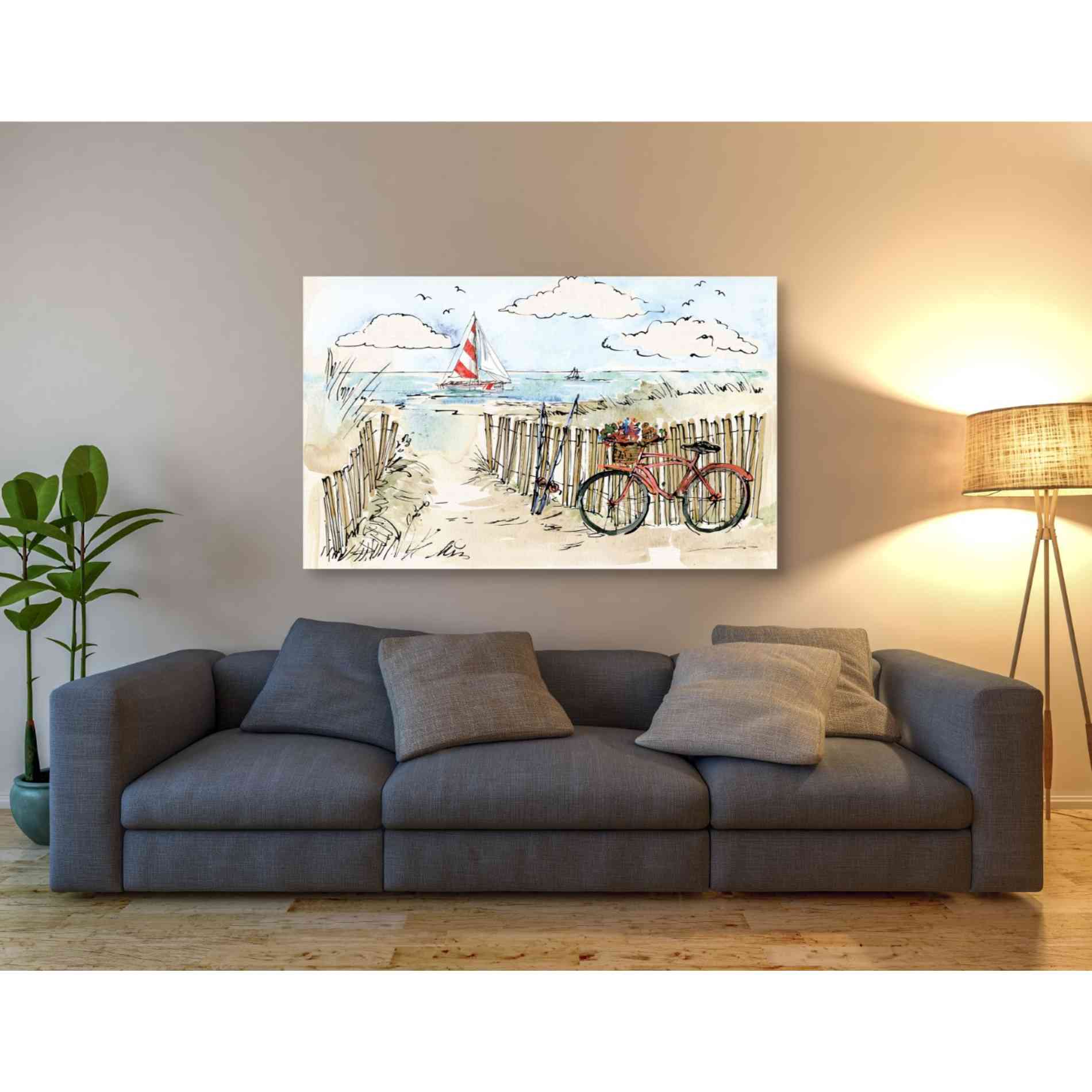 'Coastal Catch VI' by Anne Tavoletti, Canvas Wall Art,54 x 40