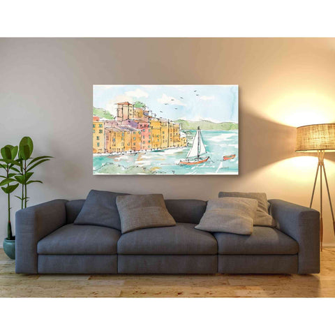 Image of 'Portofino II Crop' by Anne Tavoletti, Giclee Canvas Wall Art